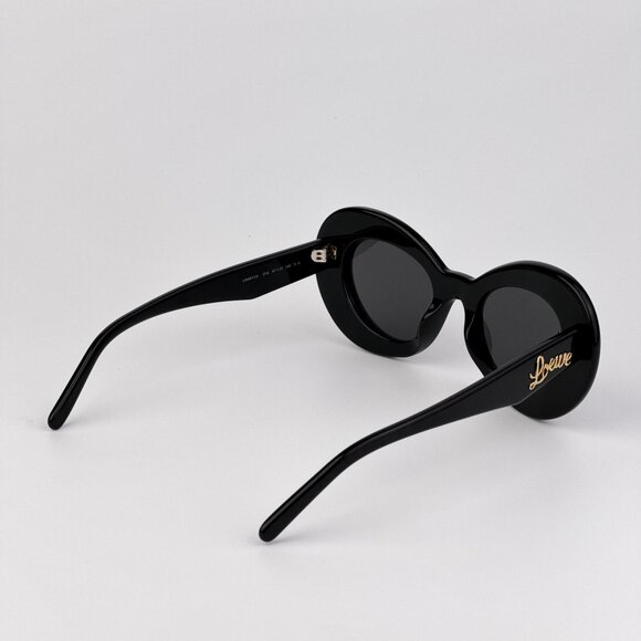Loewe WING LW40112I Sunglasses – Shiny Black Cat Eye Grey | Model LW40112I 01A main image 8